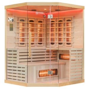 Tribe Athens 3 Corner Infrared Sauna