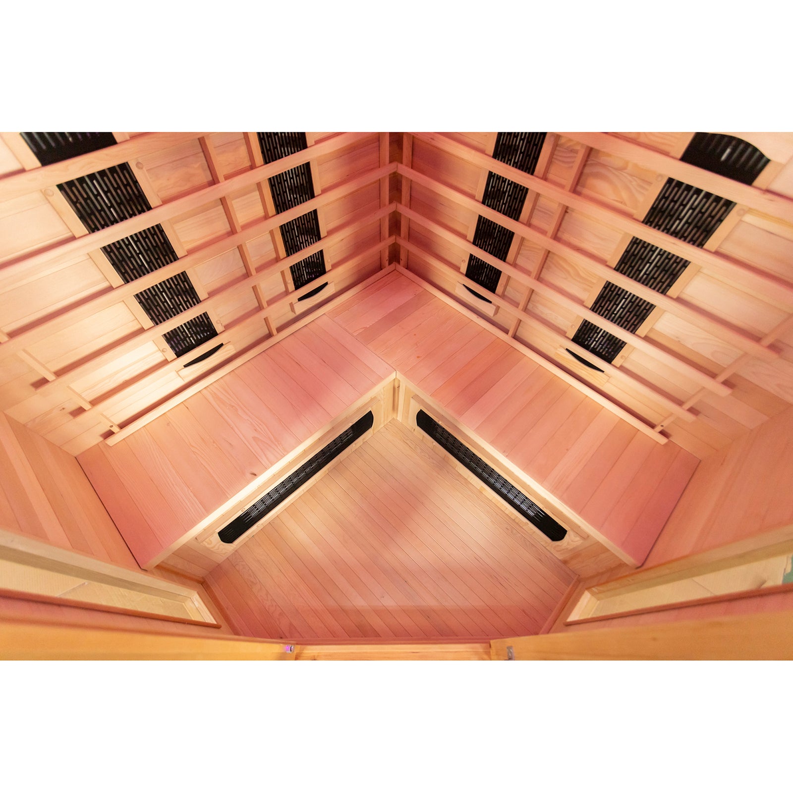 Tribe Madrid 3 Corner Infrared Sauna - Image 2